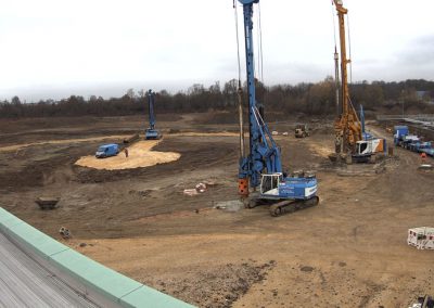 Bau des Sedimentationsbecken 1 Stand November 2018