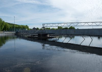 Räumerbrücke Nachklärbecken