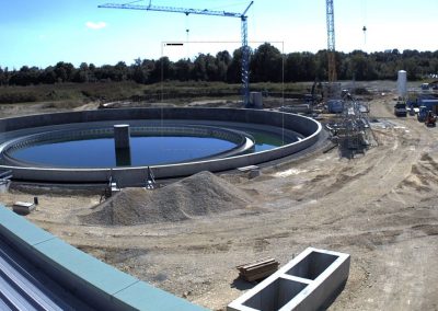 baustelle sedimentationsbecken august 2020