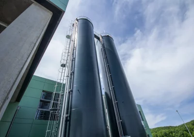 Vorratssilo's für Aktivekohle