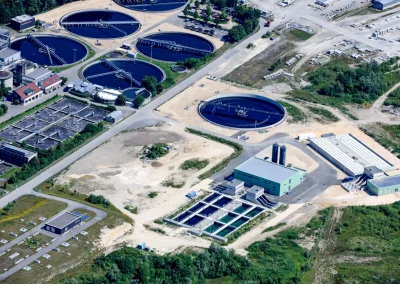 Kontaktreaktor von oben